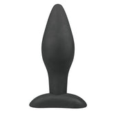Grote Zwarte Siliconen Buttplug - PlayForFun